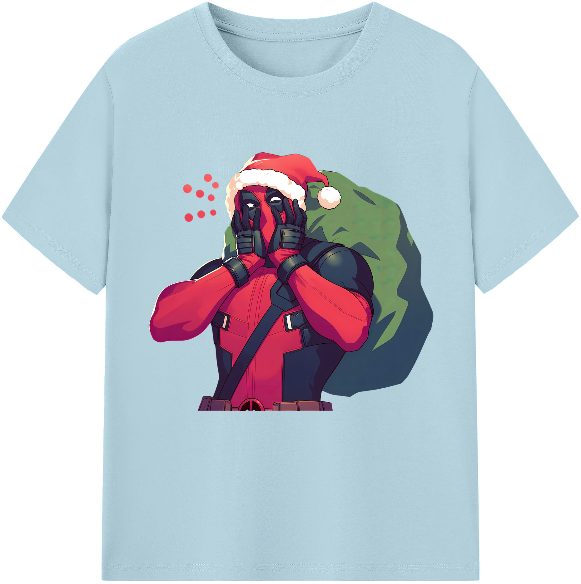 （画像用） Deadpool デッドプール 綿100％半袖Tシャツ（フロントプリント）